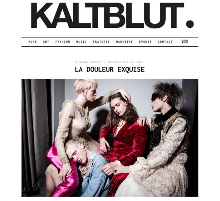 Kaltblut Magazine - La Douleur Exquise Editorial